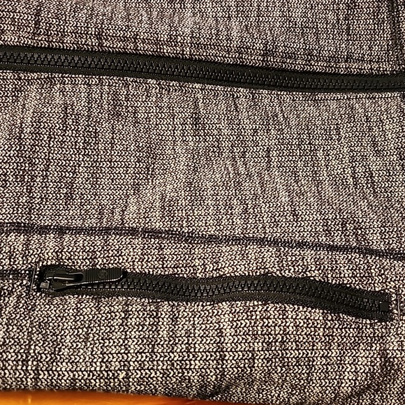 Lululemon Define Jacket Luon Variegated Knit Heathered Herringbone Gray Black 12 - Picture 4 of 14